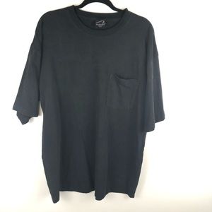 Basic Black Pocket Tee Size 2XL